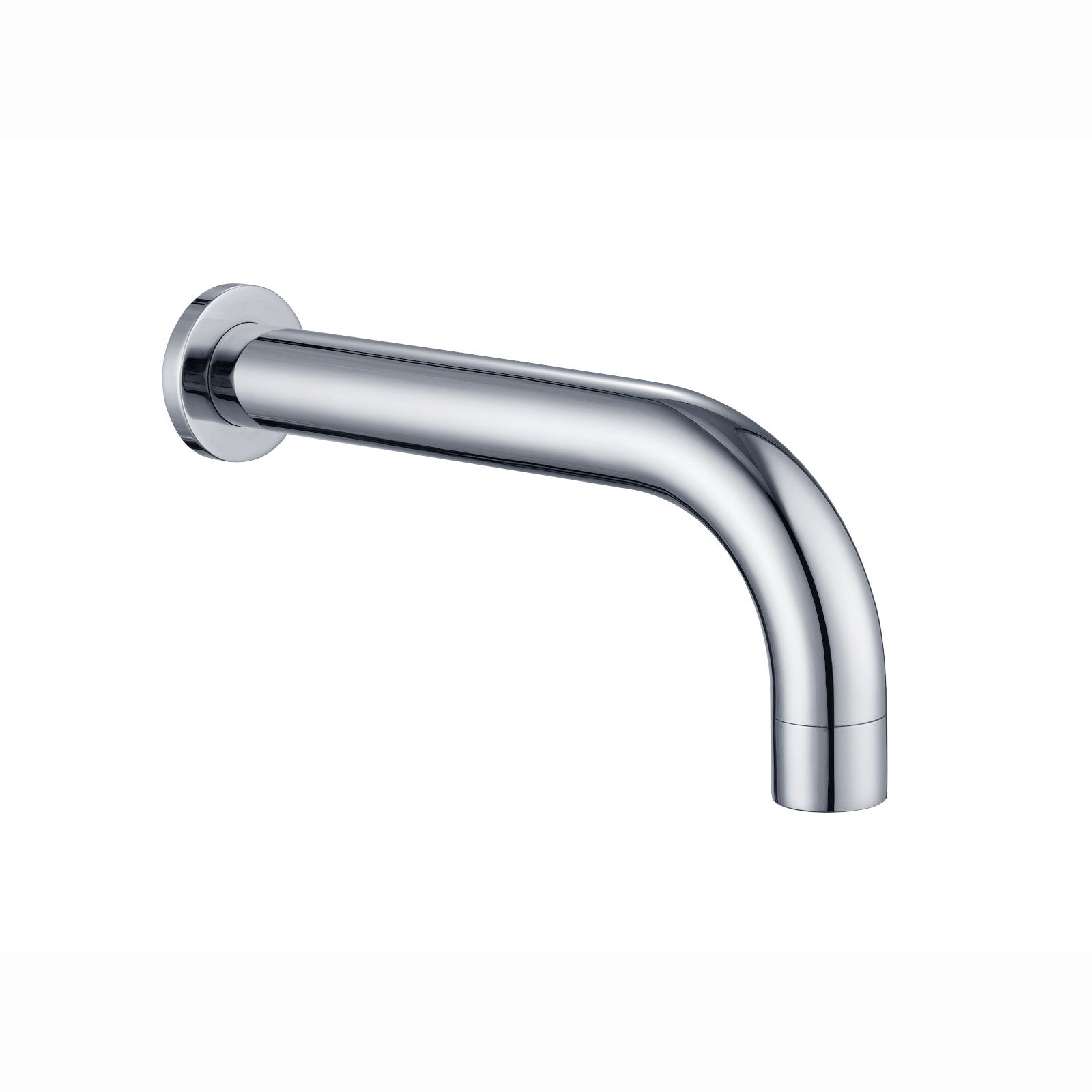 Round bath or basin spout wall mounted - chrome - Showers